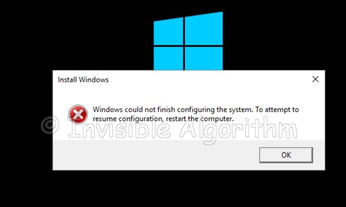 windows 7 sysprep error reboot